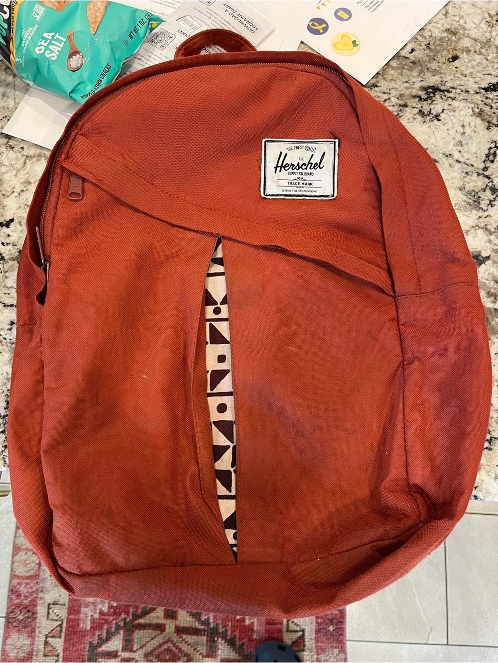 Herschel Supply Co. Backpack - Burnt Orange / Rust